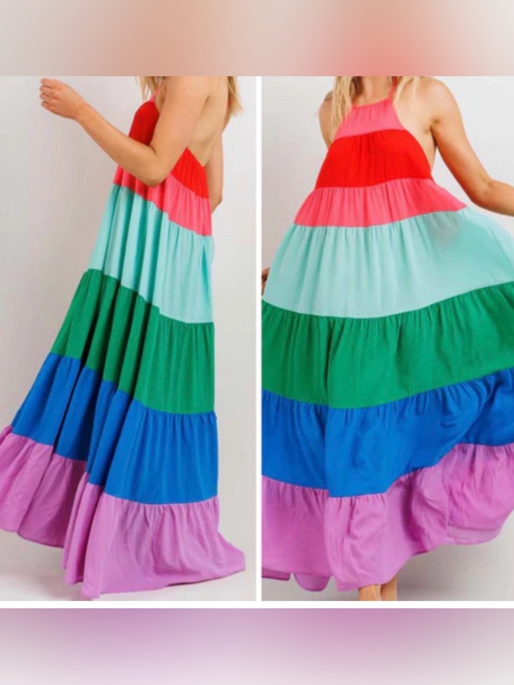 BETTER BE - Color dress MAXI NWT 
Size M/L